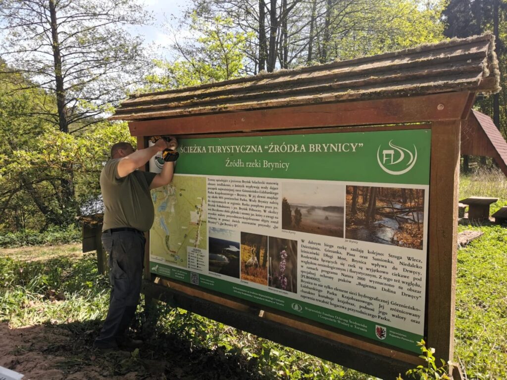 Konserwacja oznakowania GLPK (fot. GLPK)