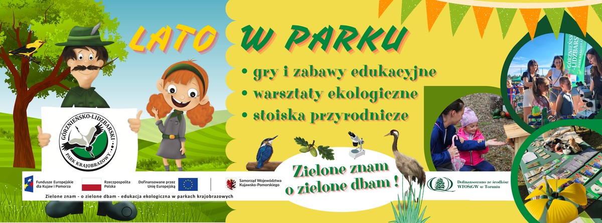 Grafika - Lato w parku