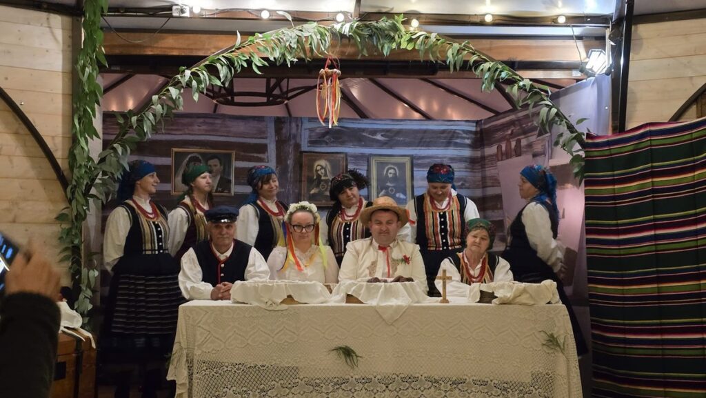 Pokaz obrzędowy przygotowany przez Koło Gospodyń Wiejskich „Piątkowy Stok”, fot. Emilia Gołąb