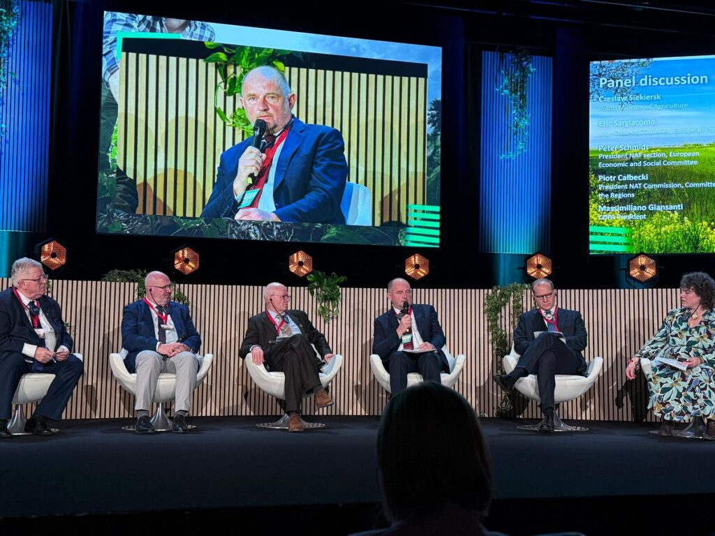 Konferencja na temat przyszłości europejskiej wspólnej polityki rolnej, Bruksela, 8 maja 2025, fot. Mieszko Matusiak/UMWKP