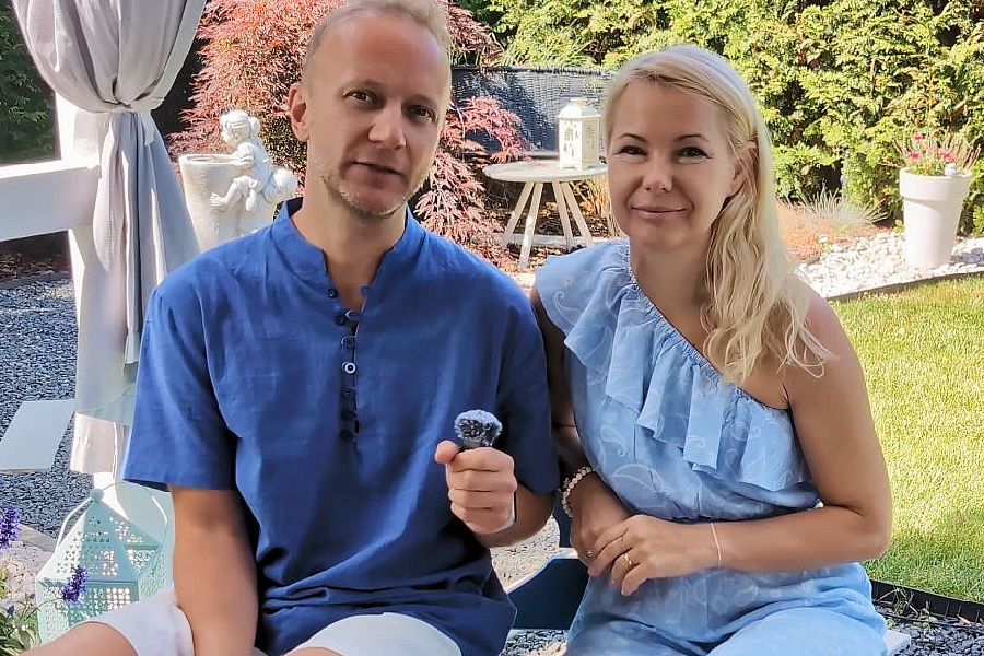 Ania i Łukasz Piernikarczykowie, stopklatka z materiału video