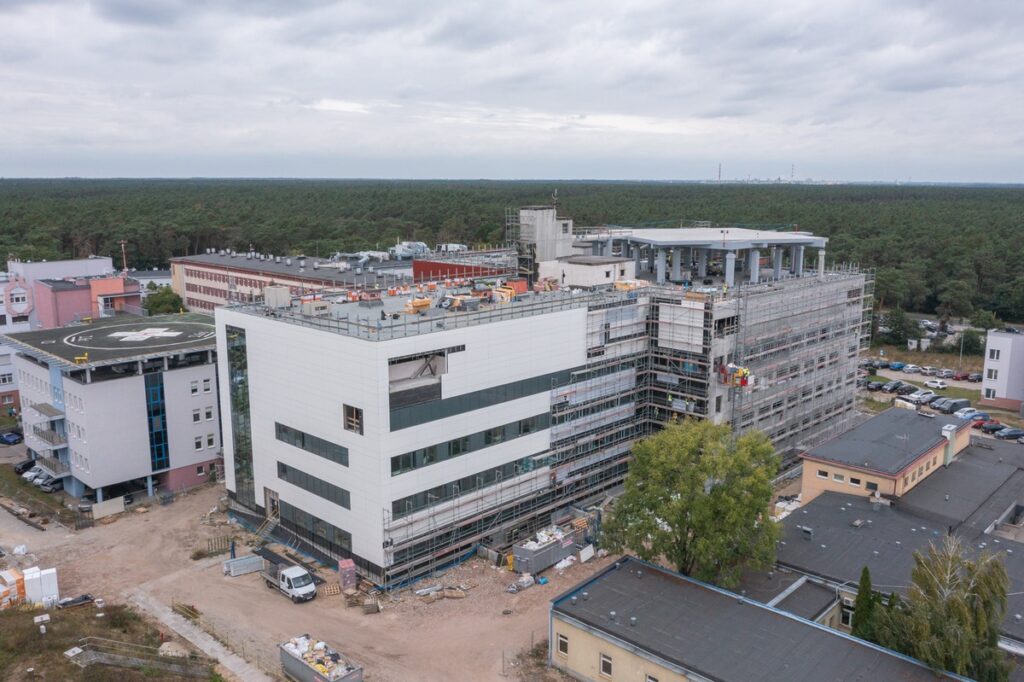 Expansion of the hospital in Włocławek, photo by Mikołaj Kuras for UMWKP