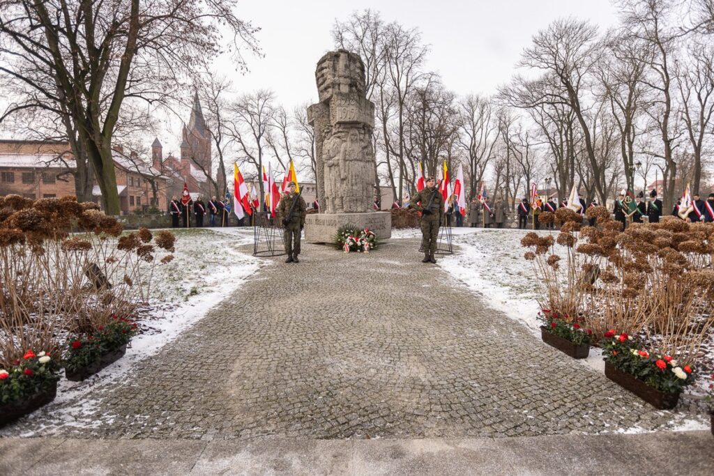 Regional Commemoration of the National Day of the Victorious Greater Poland Uprising, January 5, 2025, Inowrocław, photo by Szymon Zdziebło/tarantoga for UMWKP