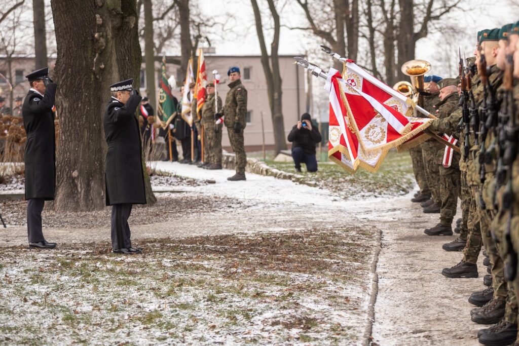 Regional Commemoration of the National Day of the Victorious Greater Poland Uprising, January 5, 2025, Inowrocław, photo by Szymon Zdziebło/tarantoga for UMWKP