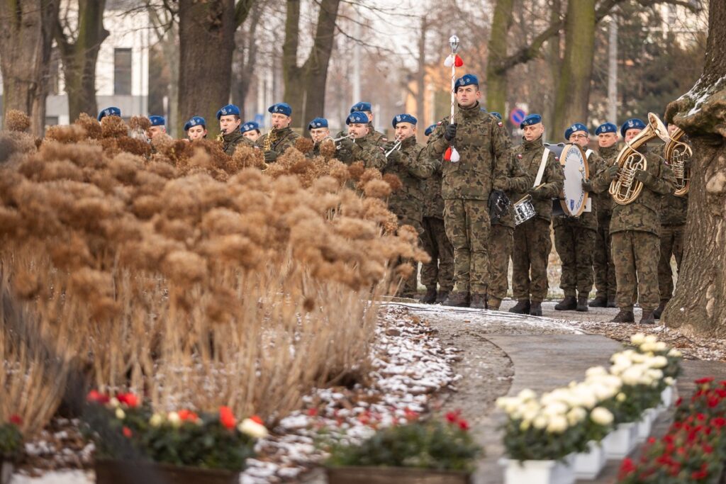Regional Commemoration of the National Day of the Victorious Greater Poland Uprising, January 5, 2025, Inowrocław, photo by Szymon Zdziebło/tarantoga for UMWKP