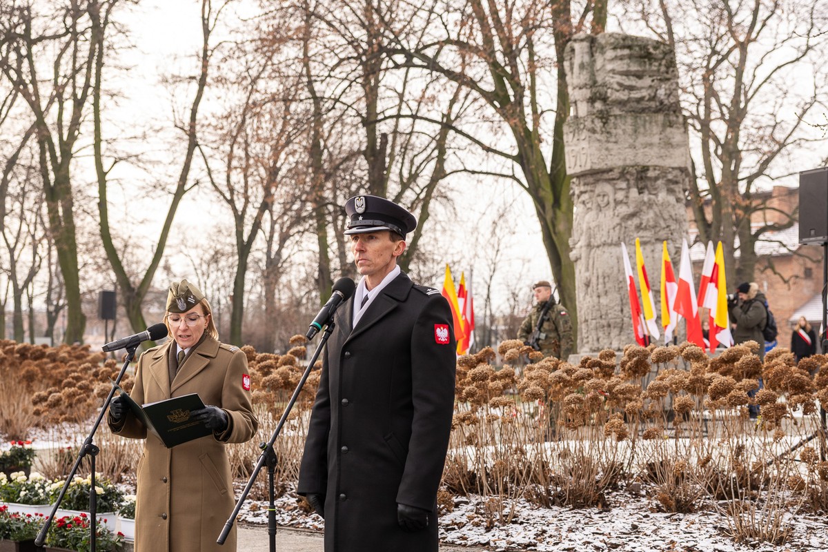 Regional Commemoration of the National Day of the Victorious Greater Poland Uprising, January 5, 2025, Inowrocław, photo by Szymon Zdziebło/tarantoga for UMWKP