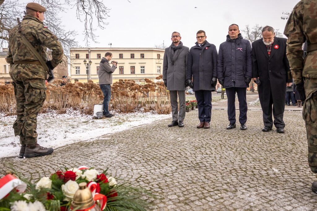 Regional Commemoration of the National Day of the Victorious Greater Poland Uprising, January 5, 2025, Inowrocław, photo by Szymon Zdziebło/tarantoga for UMWKP