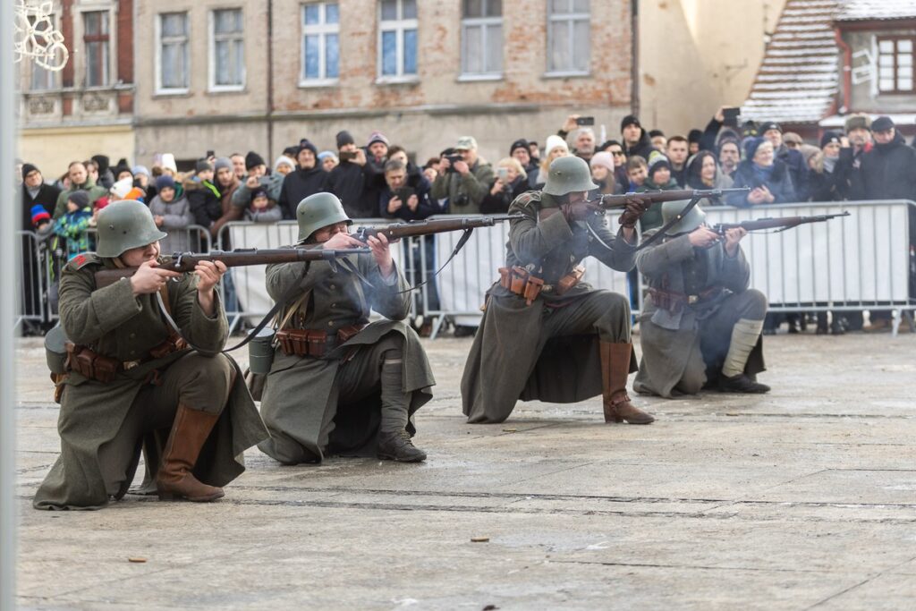 Regional Commemoration of the National Day of the Victorious Greater Poland Uprising, January 5, 2025, Inowrocław, photo by Szymon Zdziebło/tarantoga for UMWKP