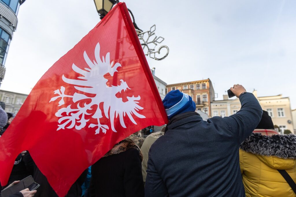 Regional Commemoration of the National Day of the Victorious Greater Poland Uprising, January 5, 2025, Inowrocław, photo by Szymon Zdziebło/tarantoga for UMWKP