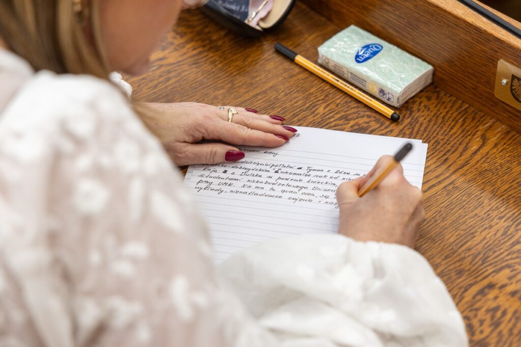 Dictation at the Marshal's Office, photo by Szymon Zdziebło/tarantoga.pl for UMWKP