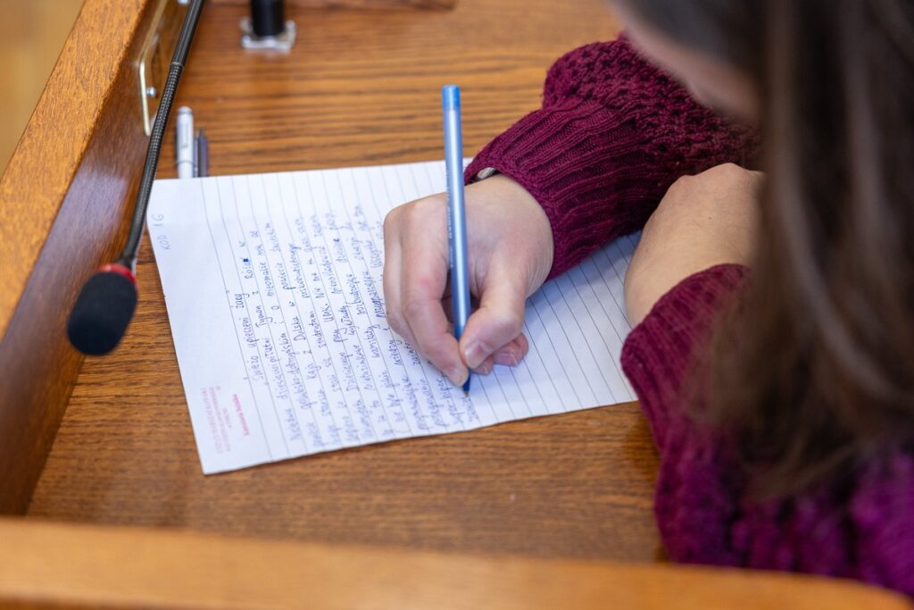 Dictation at the Marshal's Office, photo by Szymon Zdziebło/tarantoga.pl for UMWKP