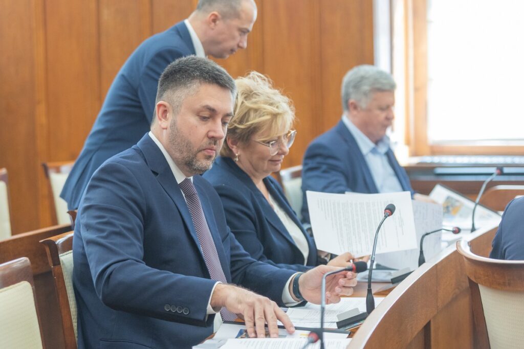 Sesja sejmiku województwa, 17 marca 2025, fot. Mikołaj Kuras dla UMWKP