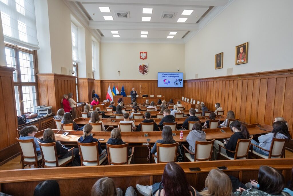 Kujawsko-Pomorska Lekcja Samorządowa, fot. Mikołaj Kuras dla UMWKP