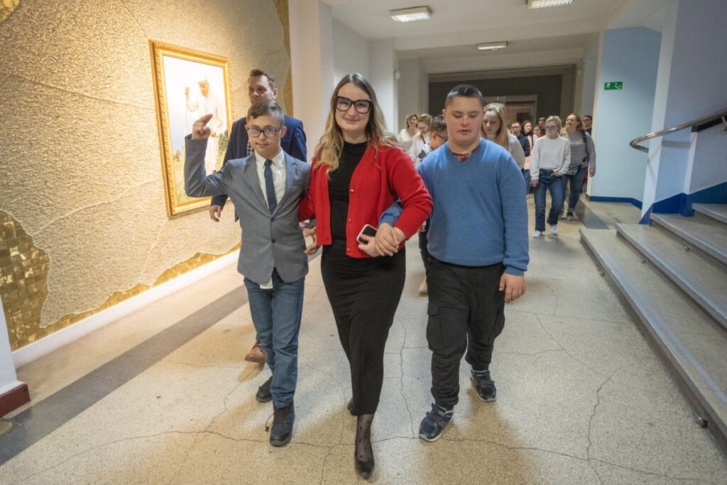 Meeting with the wards of the Trisomiaki Foundation, Photo by Mikołaj Kuras for UMWKP
