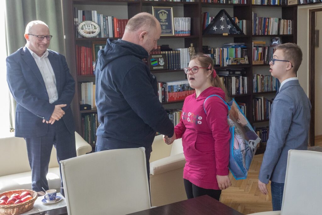 Meeting with the wards of the Trisomiaki Foundation, Photo by Mikołaj Kuras for UMWKP