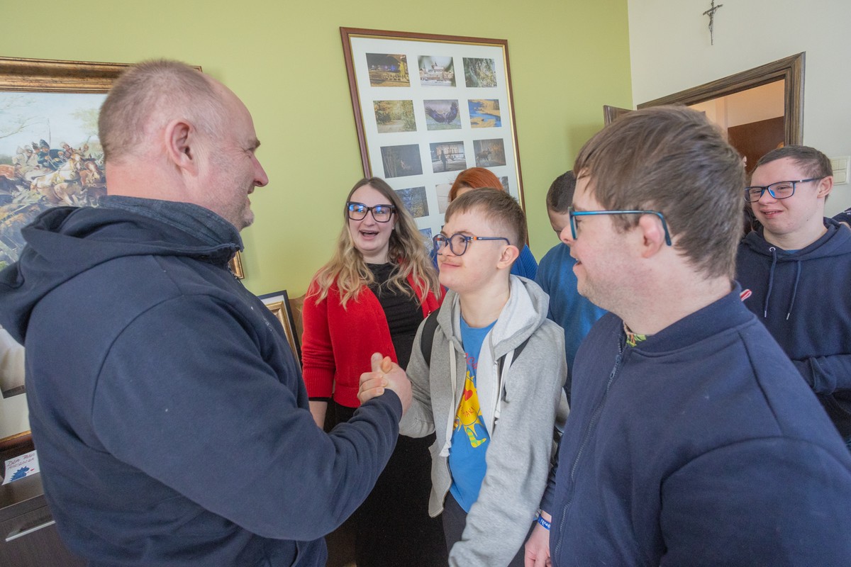 Meeting with the wards of the Trisomiaki Foundation, Photo by Mikołaj Kuras for UMWKP