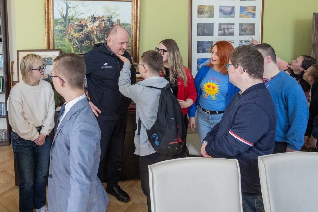 Meeting with the wards of the Trisomiaki Foundation, Photo by Mikołaj Kuras for UMWKP
