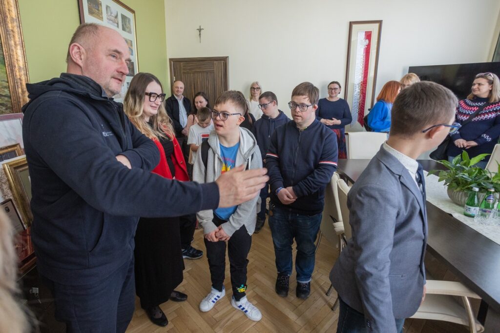 Meeting with the wards of the Trisomiaki Foundation, Photo by Mikołaj Kuras for UMWKP