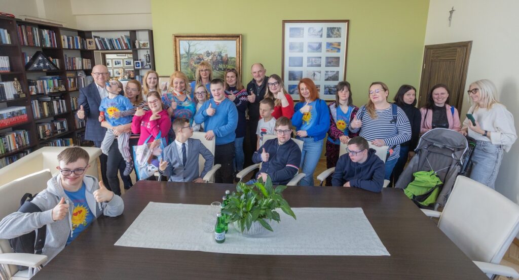 Meeting with the wards of the Trisomiaki Foundation, Photo by Mikołaj Kuras for UMWKP