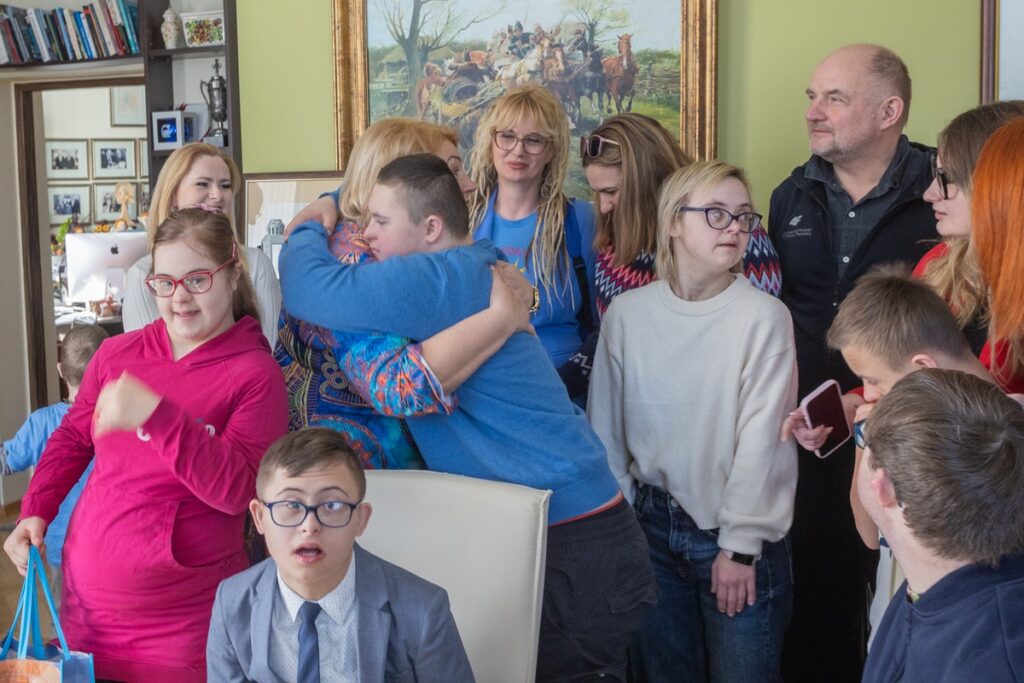 Meeting with the wards of the Trisomiaki Foundation, Photo by Mikołaj Kuras for UMWKP