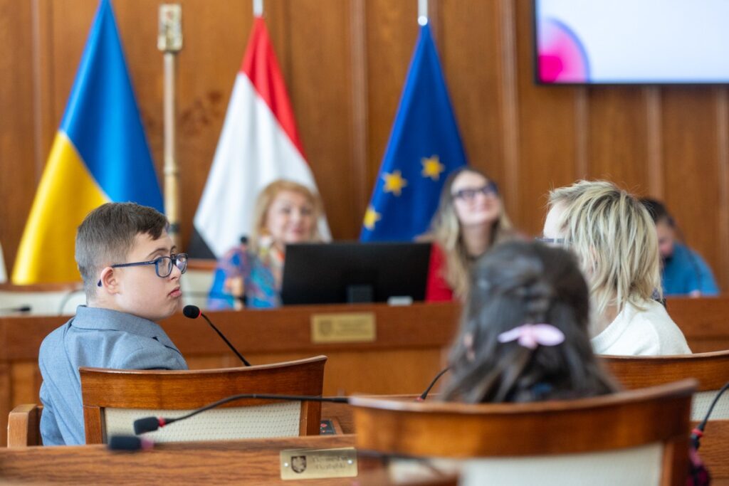 Meeting with the wards of the Trisomiaki Foundation, Photo by Mikołaj Kuras for UMWKP