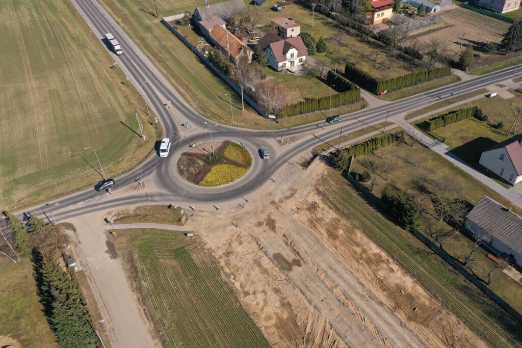 Budowa obwodnicy Mogilna, fot. Mikołaj Kuras dla UMWKP