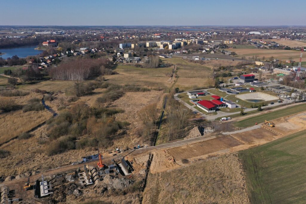 Budowa obwodnicy Mogilna, fot. Mikołaj Kuras dla UMWKP