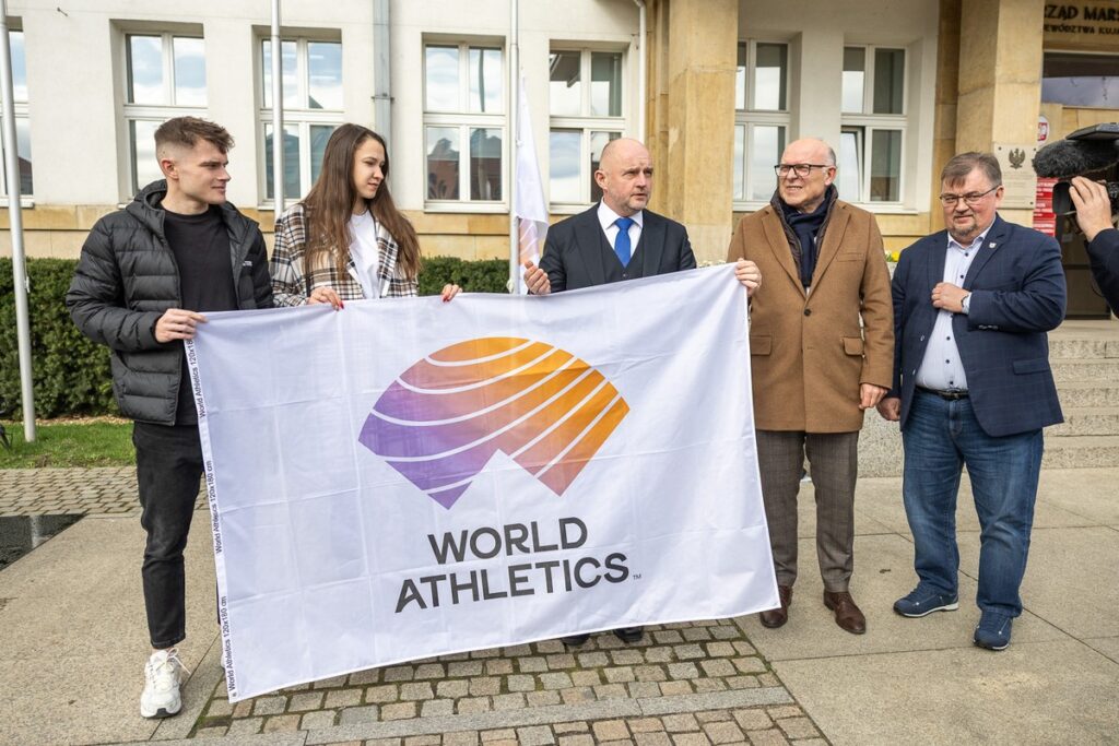 Konferencja w sprawie Halowych Mistrzostw Świata w Lekkoatletyce Kujawy Pomorze 2026, fot. Szymon Zdziebło/tarantoga.pl dla UMWKP