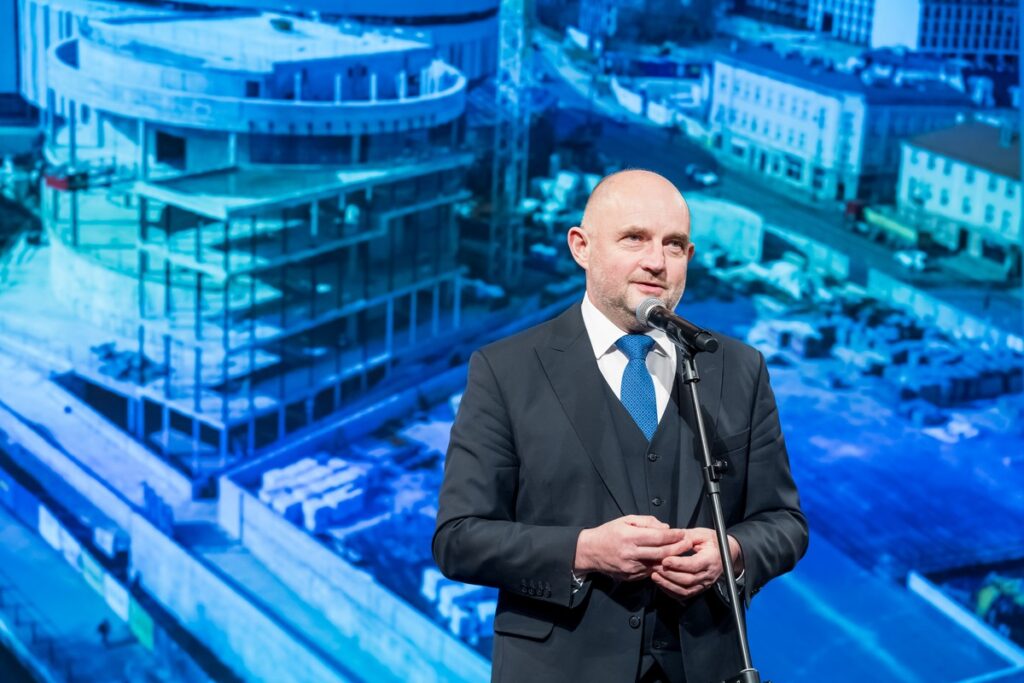 Wiecha na budowie czwartego kręgu Opery Nova, fot. Tomasz Czachorowski/eventphoto dla UMWKP