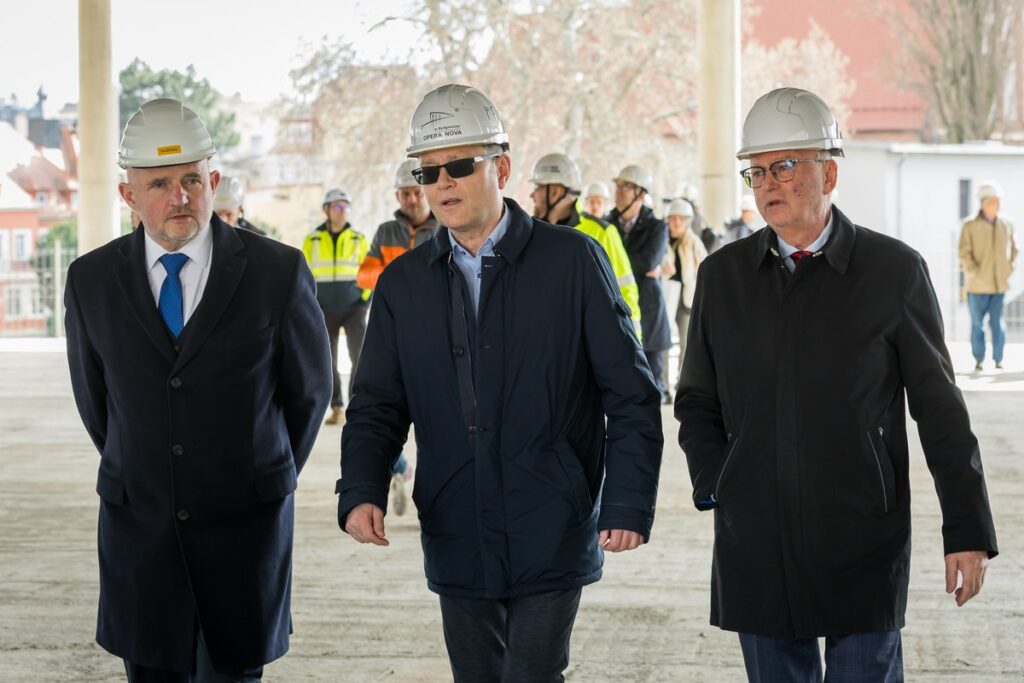 Wiecha na budowie czwartego kręgu Opery Nova, fot. Tomasz Czachorowski/eventphoto dla UMWKP