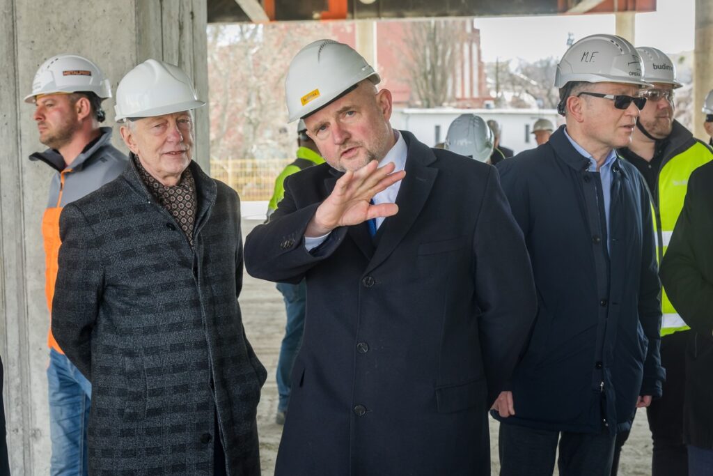 Wiecha na budowie czwartego kręgu Opery Nova, fot. Tomasz Czachorowski/eventphoto dla UMWKP