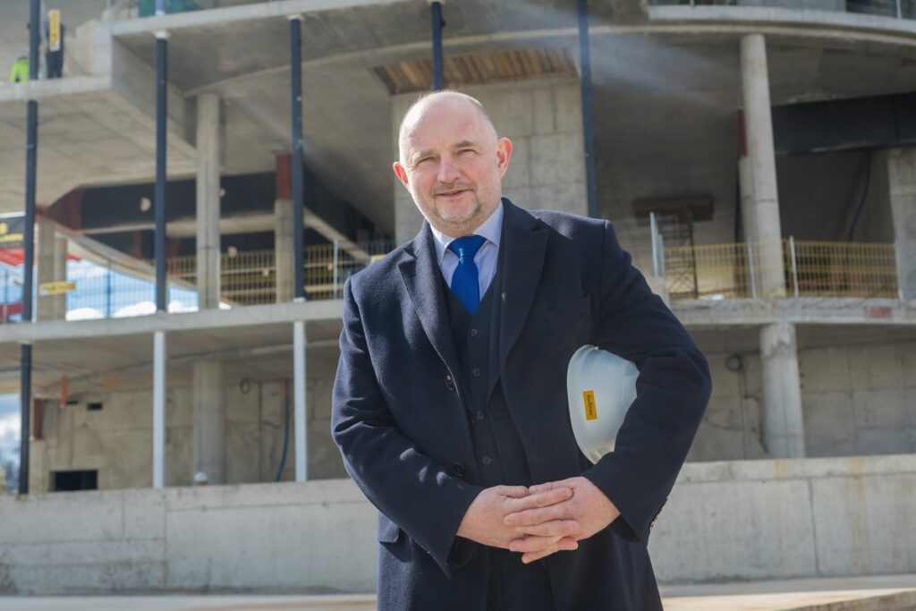 Wiecha na budowie czwartego kręgu Opery Nova, fot. Tomasz Czachorowski/eventphoto dla UMWKP