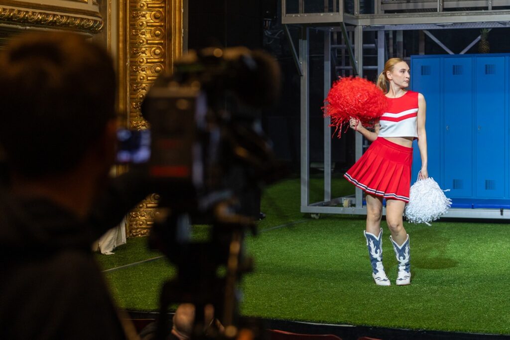 Rehearsal of the performance ‘Horror/Mirror’, photo Szymon Zdziebło/tarantoga.pl for UMWKP