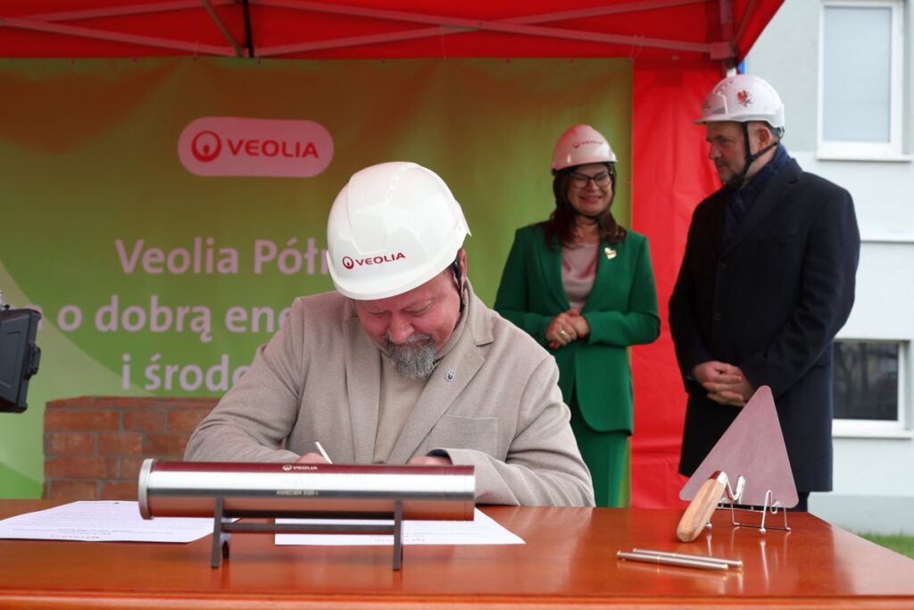 Wmurowanie kamienia węgielnego w kompleksie ciepłowni w Świeciu, fot. Tomasz Czachorowski/eventphoto dla UMWKP