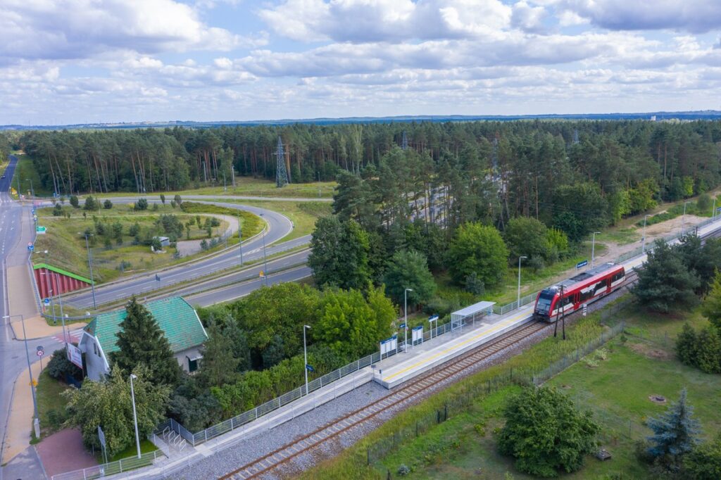 Grudziądz Rządz Railway Stop, photo by Mikołaj Kuras for the Marshal’s Office of the Kujawsko-Pomorskie Region