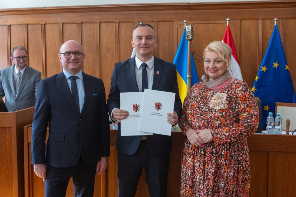 Umowy FEdKP, 16 kwietnia 2025, fot. Mikołaj Kuras dla UMWKP