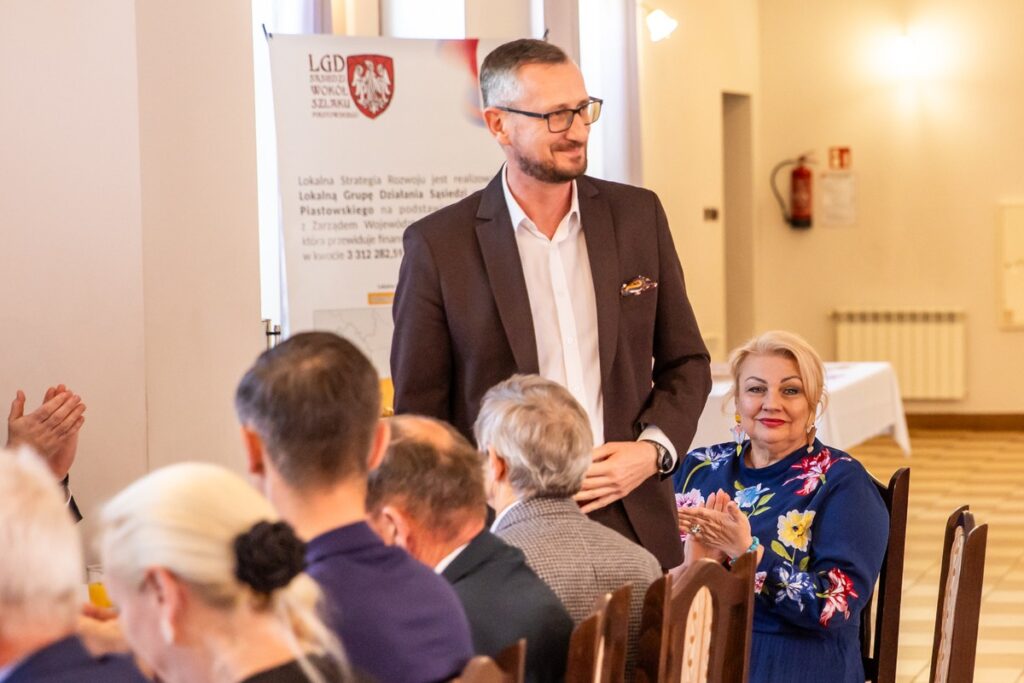 Wręczenie odznak sołtysom z powiatu mogileńskiego, fot. Andrzej Goiński/UMWKP