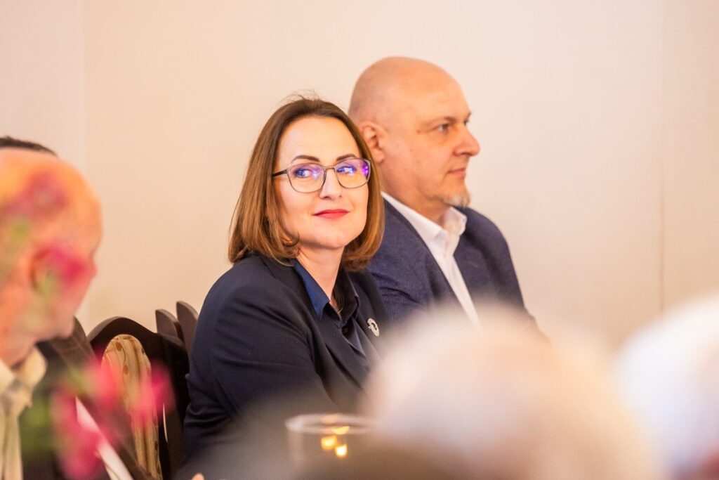 Wręczenie odznak sołtysom z powiatu mogileńskiego, fot. Andrzej Goiński/UMWKP