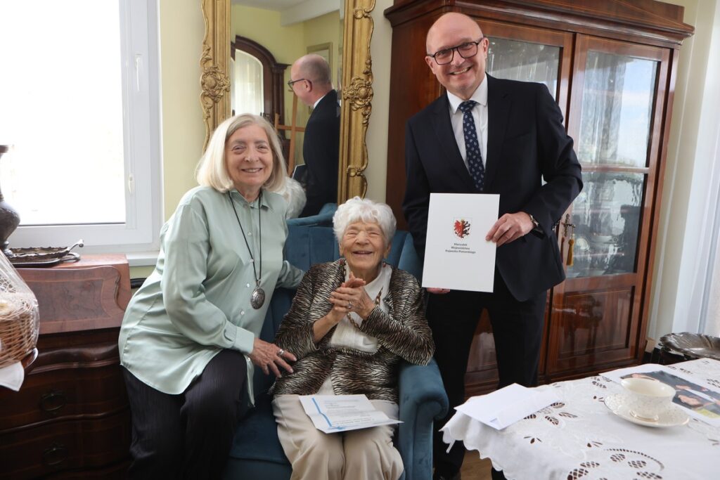 104. Urodziny Urszuli Tauer, fot. Mikołaj Kuras dla UMWKP