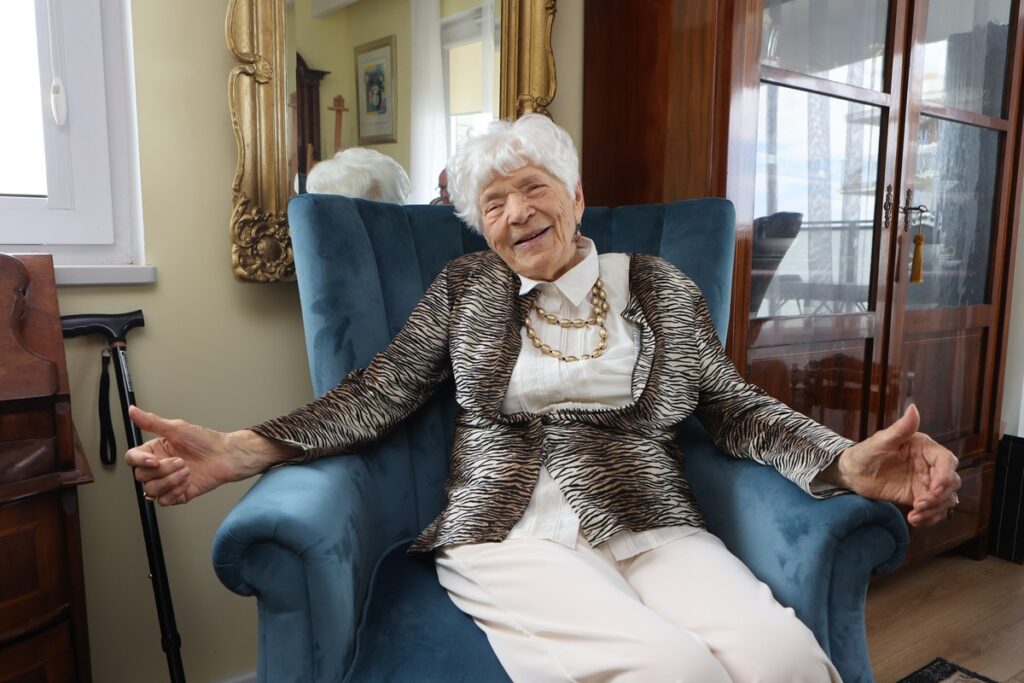 104. Urodziny Urszuli Tauer, fot. Mikołaj Kuras dla UMWKP