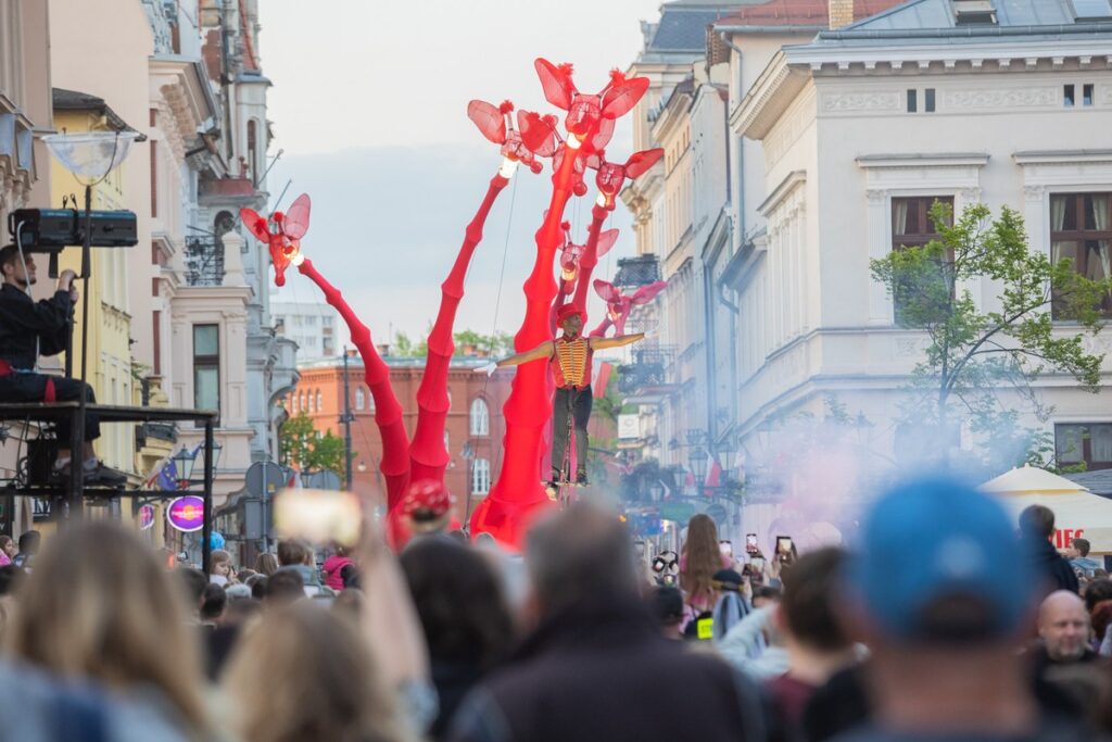 Festiwal Teatrów Ulicznych, „Les Girafes”, Mikołaj Kuras dla UMWKP