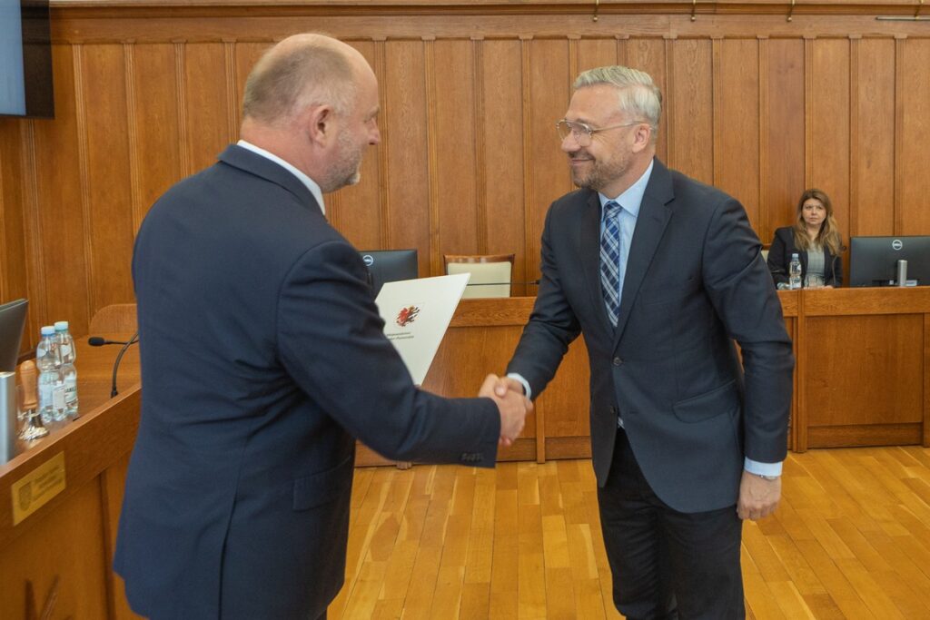 Presentation of EFKP 2021-2027 contracts, 16 May 2025, Photo by Mikołaj Kuras for UMWKP