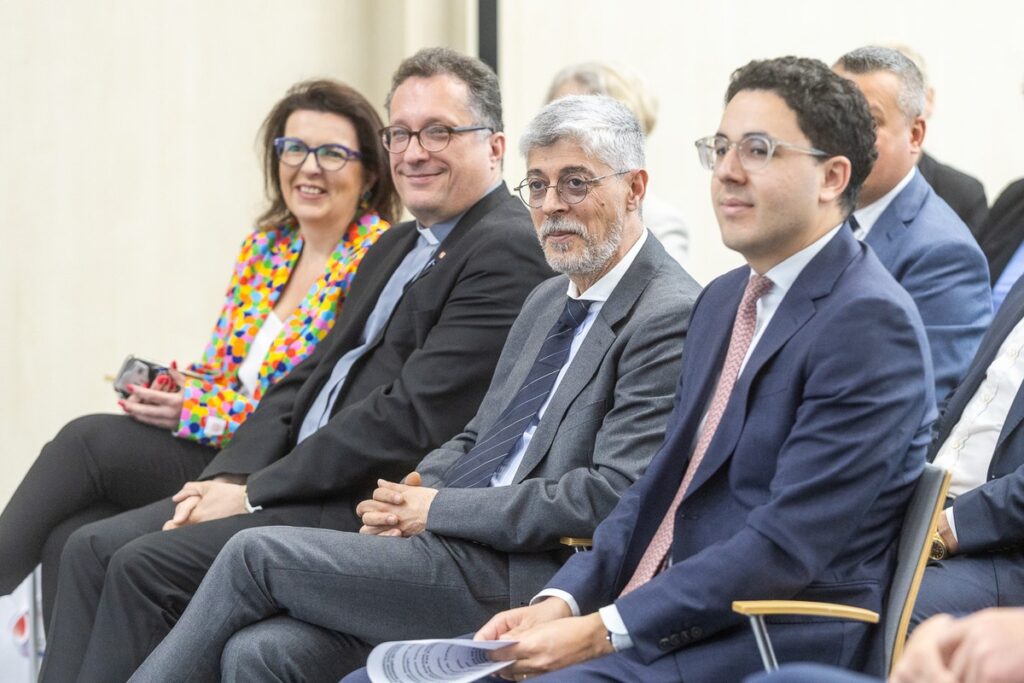 Unveiling of the Camino de Santiago milestone in Toruń, photo: Szymon Zdziebło/tarantoga.pl for UMWKP