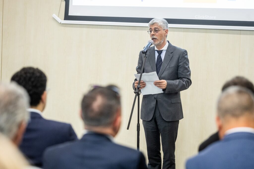 Unveiling of the Camino de Santiago milestone in Toruń, photo: Szymon Zdziebło/tarantoga.pl for UMWKP