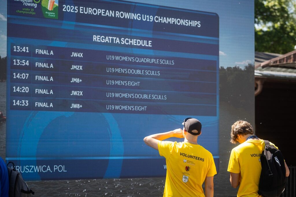Mistrzosta Europy Juniorów U19 we wioślarstwie w Kruszwicy, fot. Szymon Zdziebło, tarantoga.pl dla UMWKP U19 European Rowing Championships in Kruszwica, photo by Szymon Zdziebło, tarantoga.pl for the UMWKP