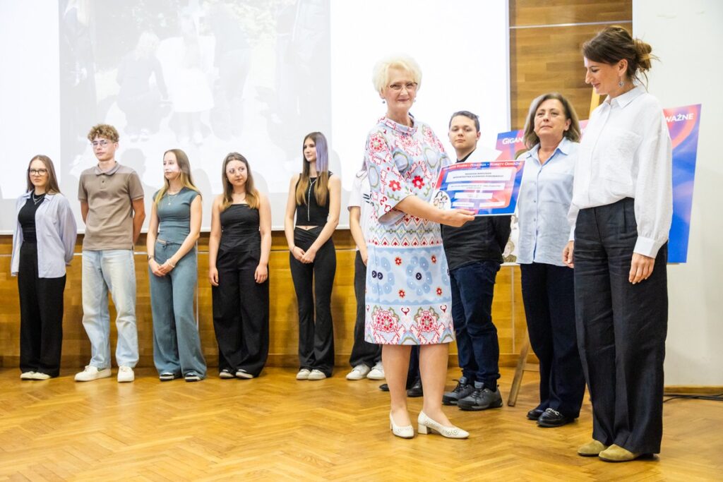 Award ceremony for the competition ‘Giantesses of Kujawsko-Pomorskie – Courageous Women’, photo: Andrzej Goiński/UMWKP