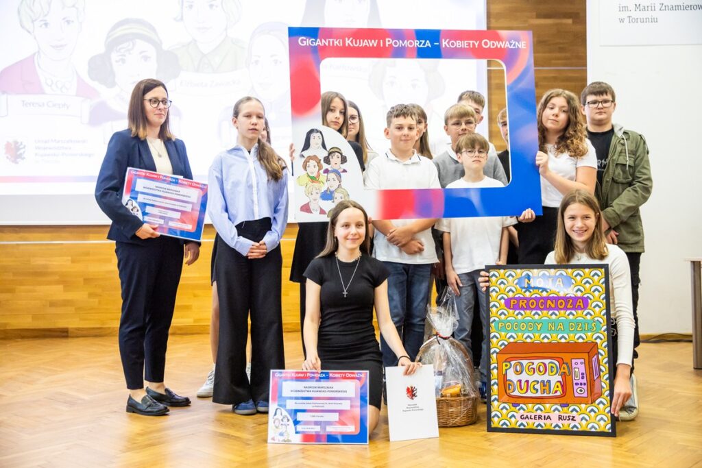 Award ceremony for the competition ‘Giantesses of Kujawsko-Pomorskie – Courageous Women’, photo: Andrzej Goiński/UMWKP