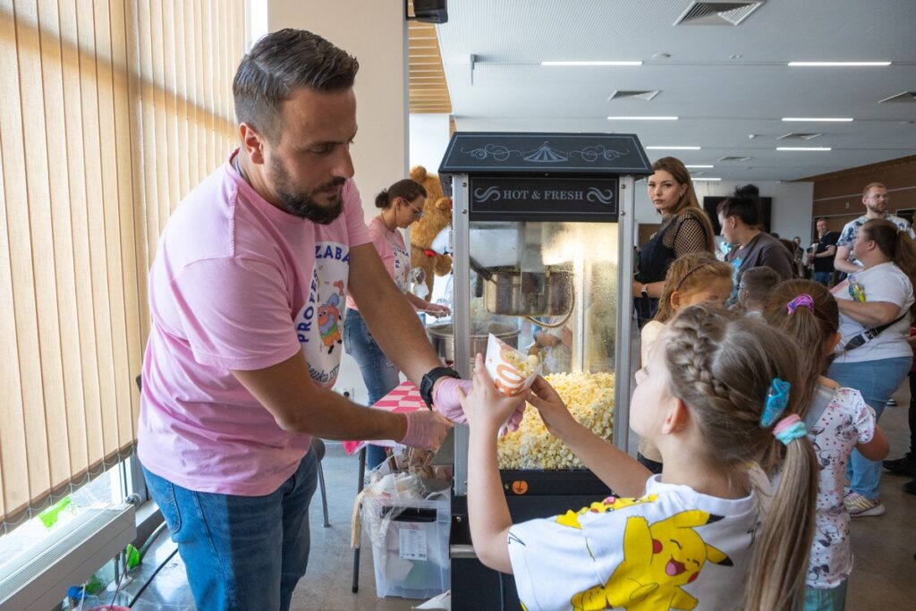 Dzień dziecka w auli UMK w Toruniu, fot. Mikołaj Kuras dla UMWKP