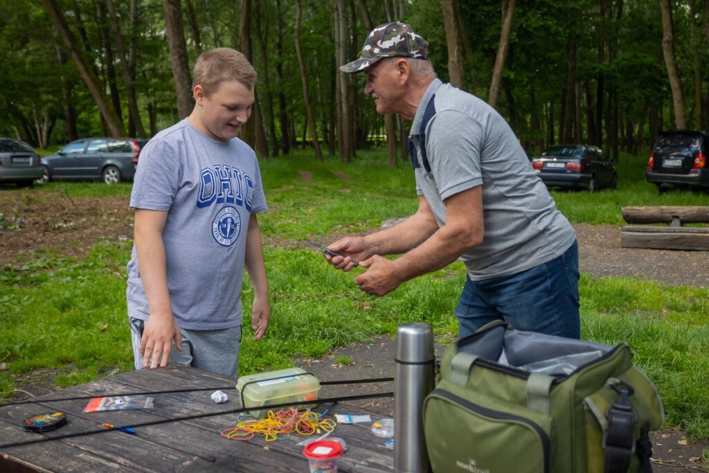 Zawody wędkarskie na toruńskiej Martówce, fot. Mikołaj Kuras dla UMWKP