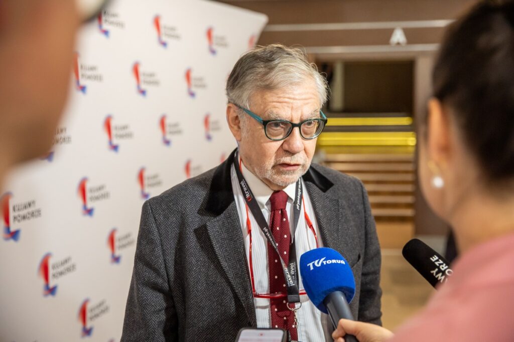 Meeting with Prof. Weiler in the UMK Auditorium, photo: Andrzej Goiński/UMWKP